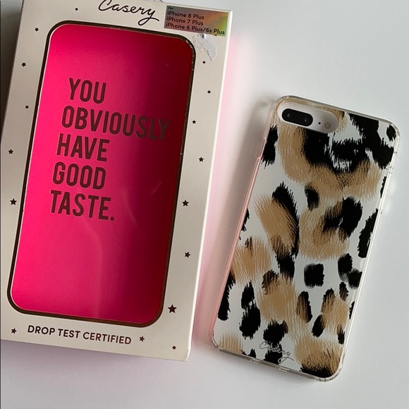 Casey Leopard print iPhone 7+/8+ Case - Picture 3 of 5